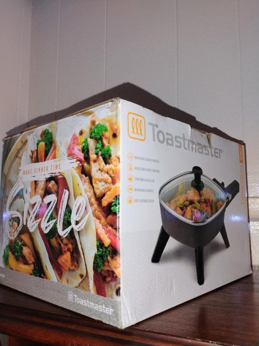 Black Electric Sizzler Cooker - Black